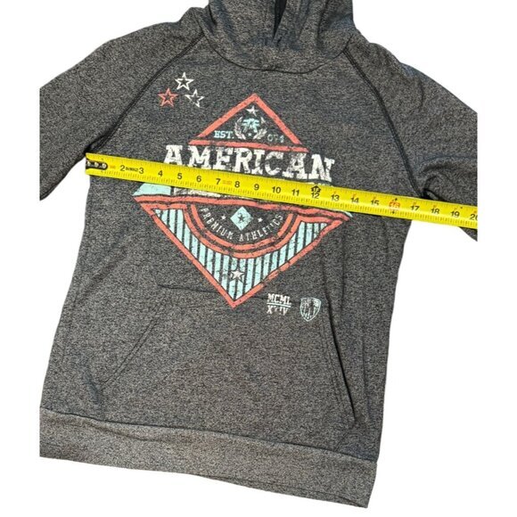 American Fighter Mens Size S Pullover Hoodie Long Sleeve Black Graphic Print |E1 - Picture 5 of 5